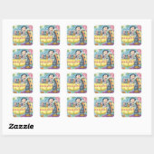 Ladybug Bubblebat LADYBUG FAMILIE STICKERS Sheet (Vel)