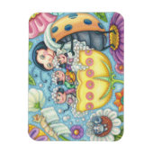 Ladybug Bubblebath LADYBUG FAMILIE MAGNEET (Verticaal)