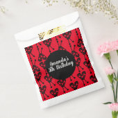 Ladybug Bug Insecte Geometrical Birthday Party Red Bedankzakje (Gezegeld)