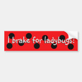 Ladybug-Bumpersticker Bumpersticker (Voorkant)