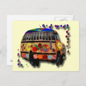 Ladybug Bus Briefkaart (Voorkant / Achterkant)