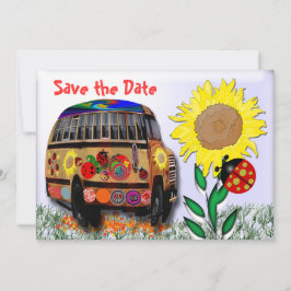 Ladybug Bus Save The Date