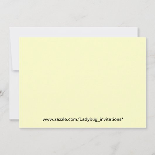 Ladybug Bus Save The Date (Achterkant)