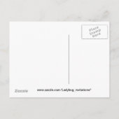 Ladybug Bus Uitnodiging Briefkaart (Achterkant)