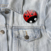 Ladybug-Button Ronde Button 5,7 Cm (In situ)