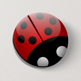 Ladybug-Button Ronde Button 5,7 Cm
