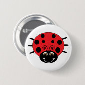 Ladybug-Button Ronde Button 5,7 Cm (Voorkant /achterkant)