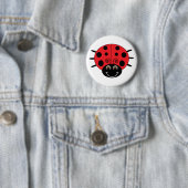 Ladybug-Button Ronde Button 5,7 Cm (In situ)