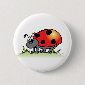 Ladybug-Button Ronde Button 5,7 Cm