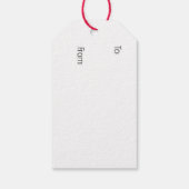 Ladybug Cadeaulabel (Achterkant)