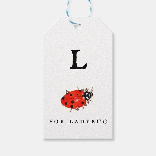 Ladybug Cadeaulabel (Voorkant)