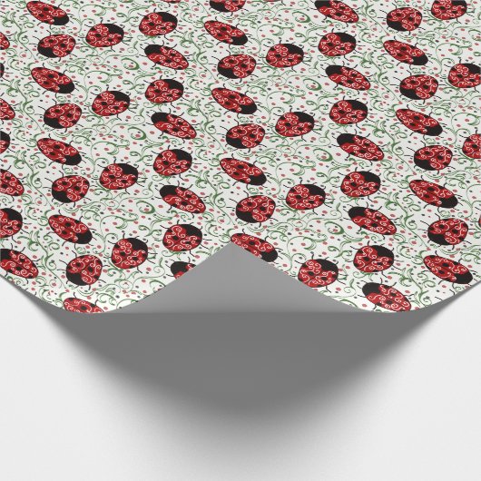 Ladybug Cadeaupapier (Hoek)