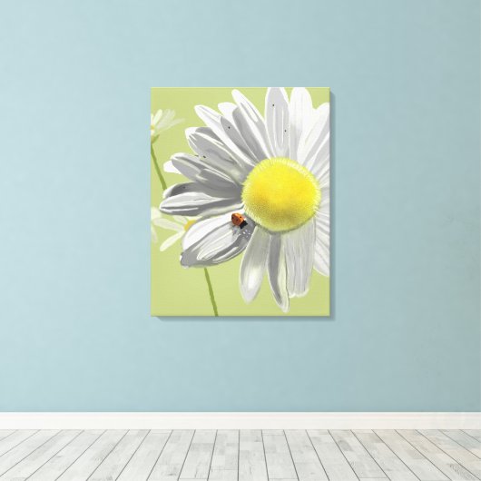 LadyBug Canvas Afdruk (Insitu (Houten vloer))