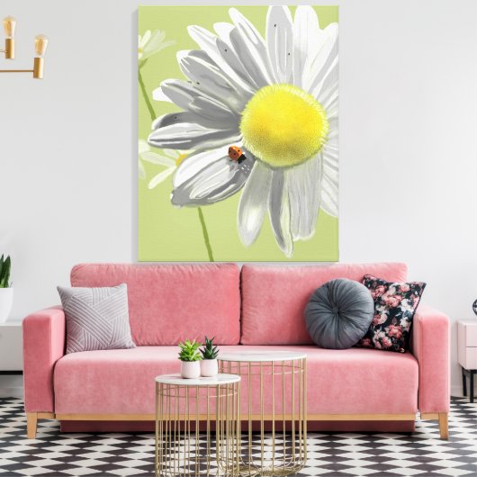 LadyBug Canvas Afdruk (Insitu (Woonkamer))