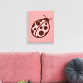 Ladybug Canvas Art Print (Insitu (Woonkamer))