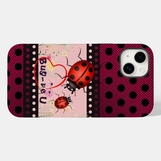 Ladybug Case-Mate iPhone Case (Achterkant (horizontaal))