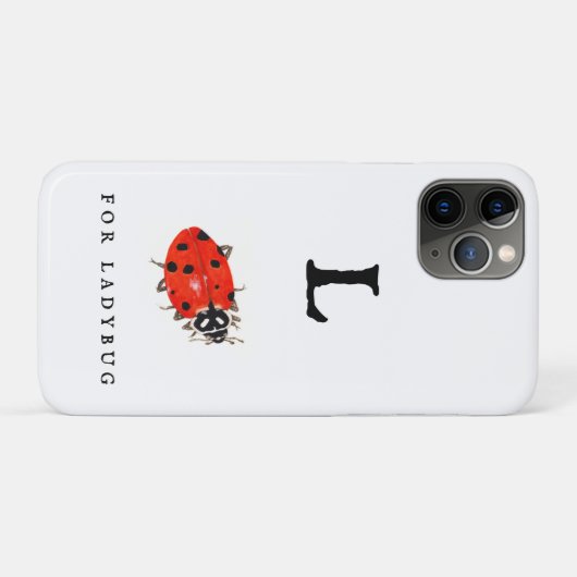 Ladybug Case-Mate iPhone Case (Achterkant (horizontaal))