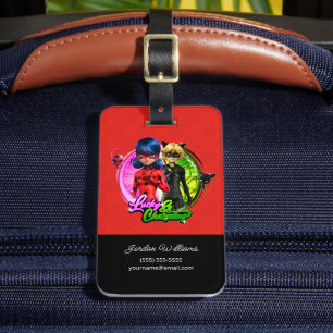 Ladybug & Cat Noir   Lucky & Charming Bagagelabel