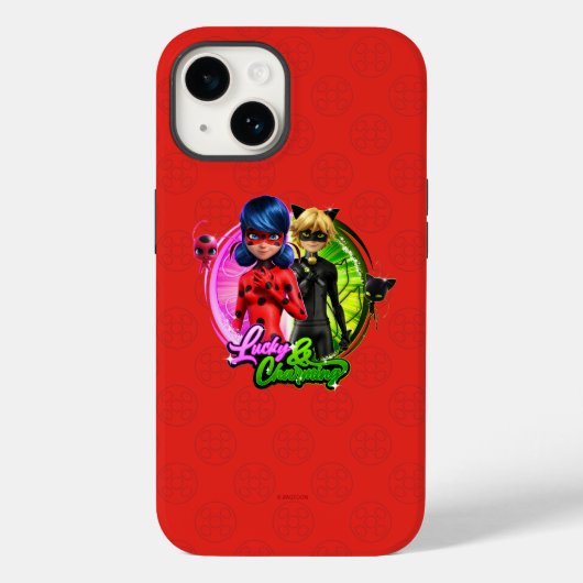 Ladybug & Cat Noir | Lucky & Charming Case-Mate iPhone Case (Achterkant)