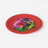 Ladybug & Cat Noir | Lucky & Charming Papieren Bordje (Gekanteld)