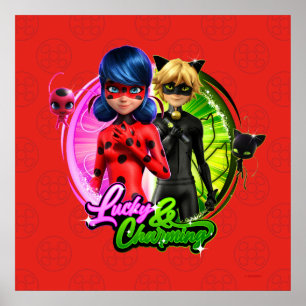 Ladybug & Cat Noir Lucky & Charming Poster