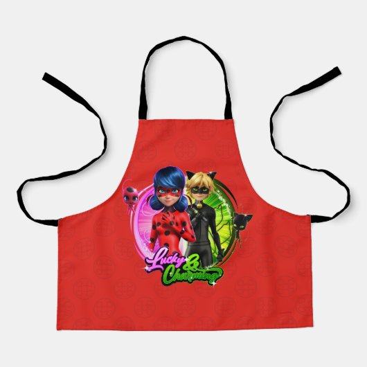 Ladybug & Cat Noir | Lucky & Charming Schort (Voorkant)