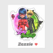 Ladybug & Cat Noir | Lucky & Charming Sticker (Vel)