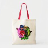 Ladybug & Cat Noir | Lucky & Charming Tote Bag (Voorkant)