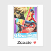 Ladybug & Cat Noir | Miraculeuze kracht! Sticker (Vel)