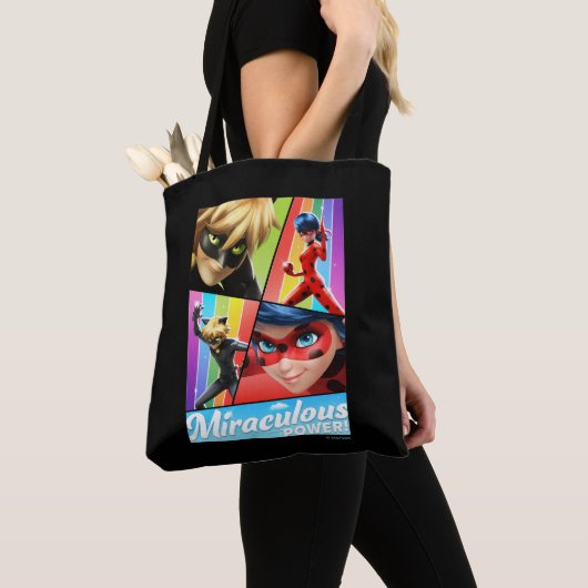 Ladybug & Cat Noir | Miraculeuze kracht! Tote Bag (Dichtbij)