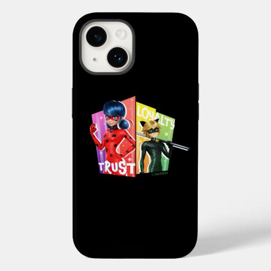 Ladybug & Cat Noir | Vertrouwen en loyaliteit Case-Mate iPhone Case (Achterkant)