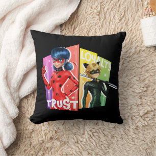 Ladybug & Cat Noir   Vertrouwen en loyaliteit Kussen
