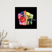 Ladybug & Cat Noir | Vertrouwen en loyaliteit Poster (Keuken)