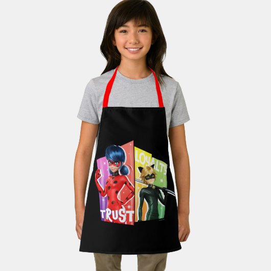 Ladybug & Cat Noir | Vertrouwen en loyaliteit Schort (Insitu)