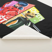 Ladybug & Cat Noir | Vertrouwen en loyaliteit Sherpa Deken (3/4)