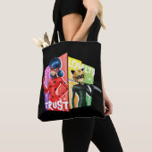 Ladybug & Cat Noir | Vertrouwen en loyaliteit Tote Bag (Dichtbij)