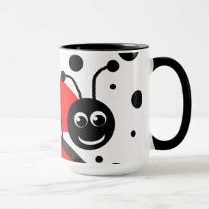 Ladybug Ceramic Mok
