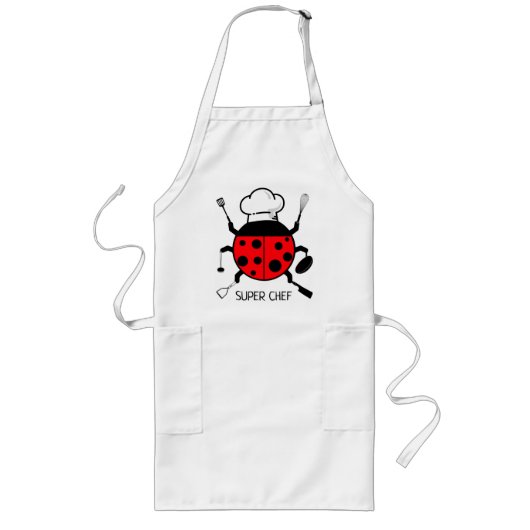 Ladybug Chef Long Schort (Voorkant)
