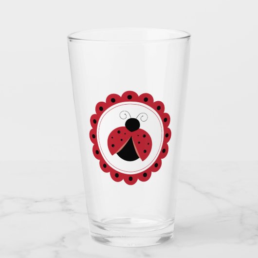 Ladybug Circle Glas (Voorkant)