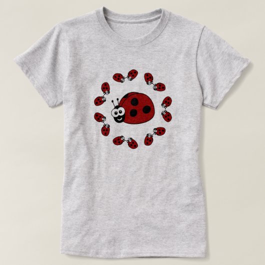 LadyBug Circle T-shirt (Design voorkant)