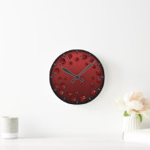 Ladybug Clock Cute Ladybug Ladybird Bug Wall Clock Ronde Klok (Huis)