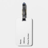 Ladybug (Coccinellidae) Bagagelabel (Achterkant verticaal)