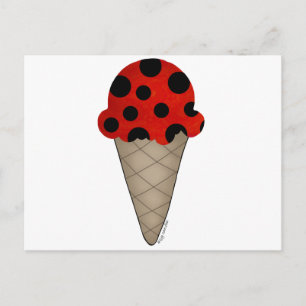 Ladybug Cone Briefkaart