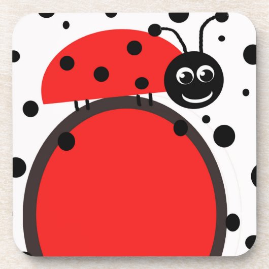 Ladybug Cork Onderzetter (Voorkant)