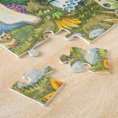 Ladybug Cottage Interlocking PUZZLE Legpuzzel (Zijkant)