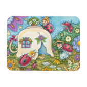 Ladybug Cottage Rechthoek MAGNEET (Horizontaal)