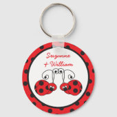 Ladybug Couple Sleutelhanger (Voorkant)