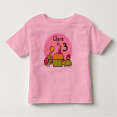 Ladybug Cupcake  Birthday T-shirt (Voorkant)