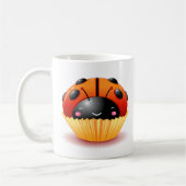 Ladybug Cupcake-Mok Koffiemok (Links)