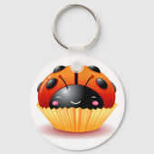 Ladybug Cupcake Sleutelhanger (Voorkant)